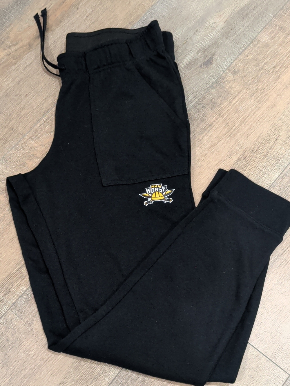 NKU Northern Kentucky University Norse Black Sweat Joggers, Women's M